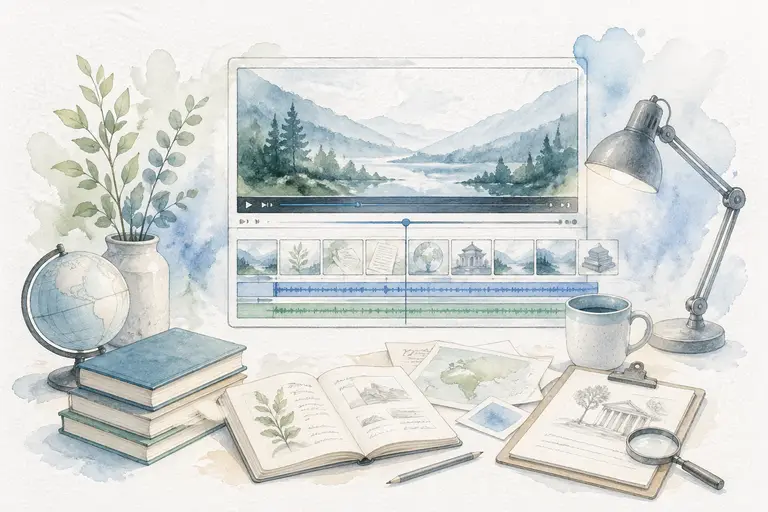 Informational Longform watercolor illustration