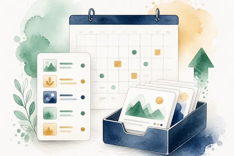 Produce & Manage watercolor illustration