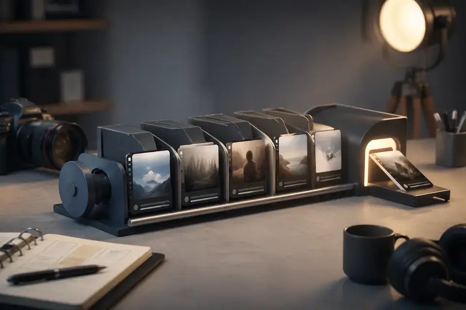 Cover image illustrating Manage your workflow with the Production Queue