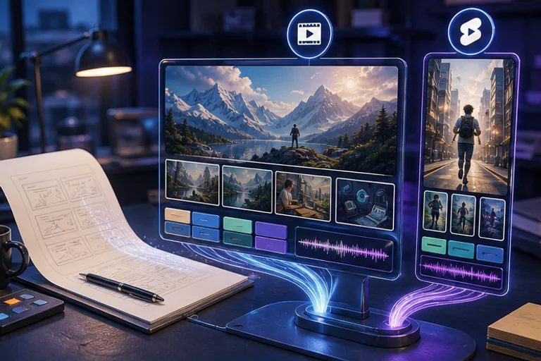 Video Drafting (Long-form & Shorts) feature visual