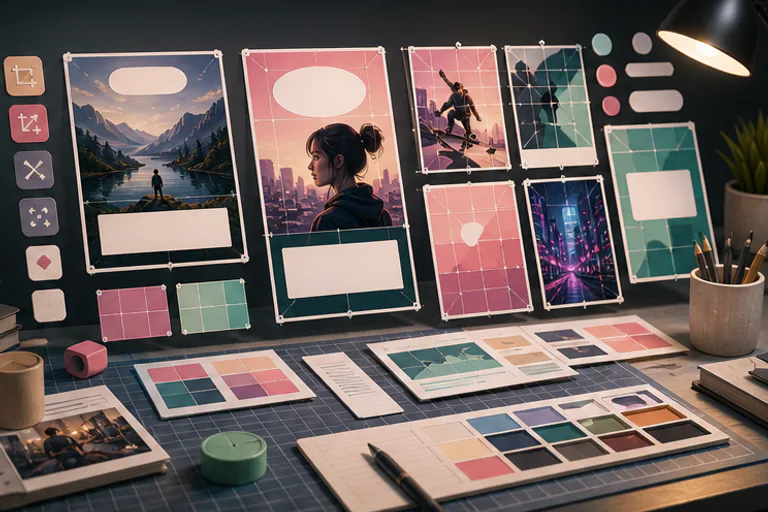 Thumbnail text & layout expansion feature visual